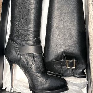 MOST GORGEOUS JIMMY CHOO BOOTS OF ALL TIME ..luxe, edgy, delicious leather 39.5